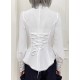 Little Dipper Point Collar Long Sleeve Short and Long Blouse(6th Reservation/13 Colours/Full Payment Without Shipping)